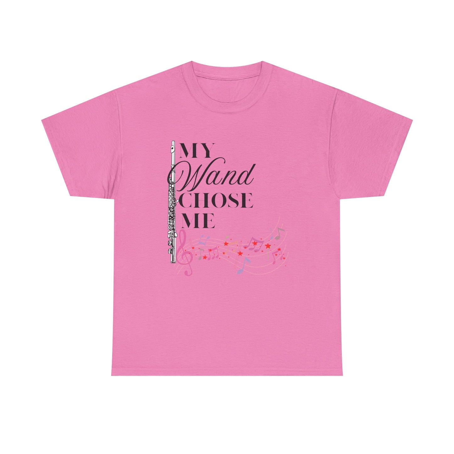 My Wand Chose Me Music Tee - Unisex Heavy Cotton Shirt for Music Lovers