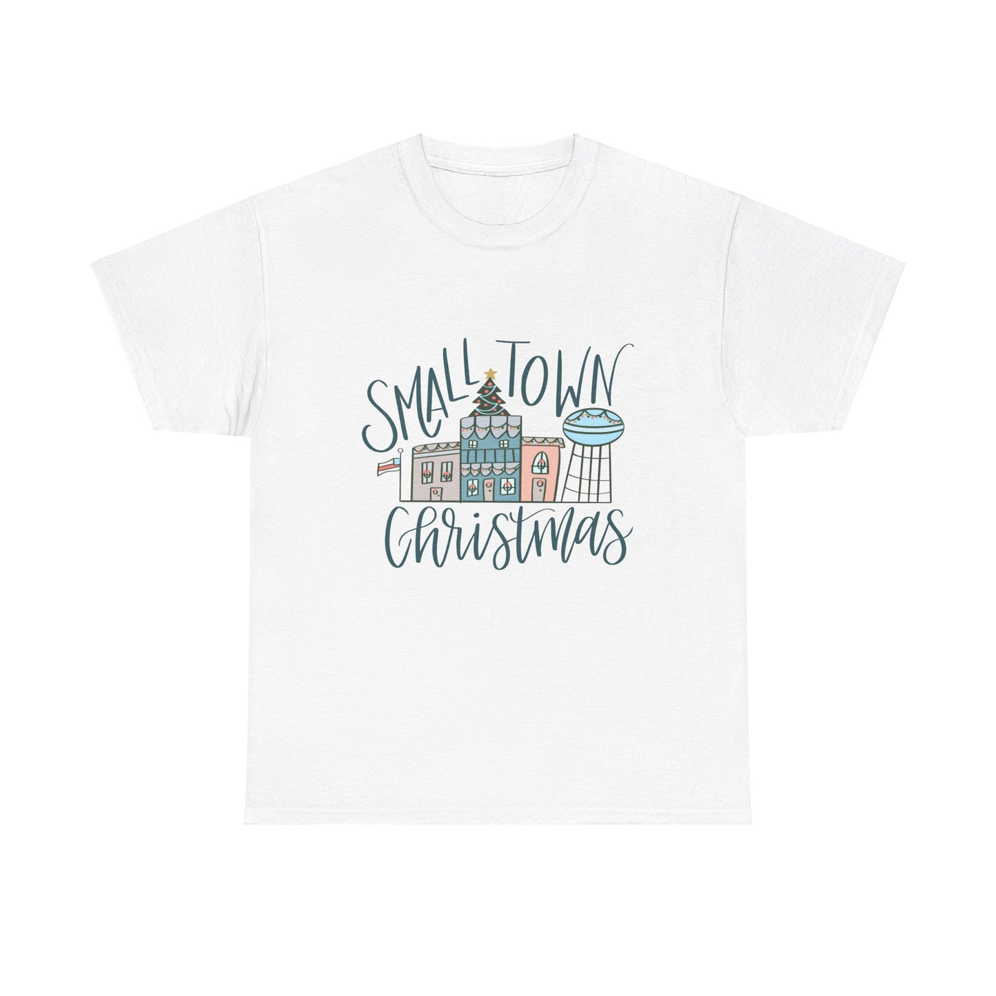 Christmas Unisex Tee - Small Town Holiday Design