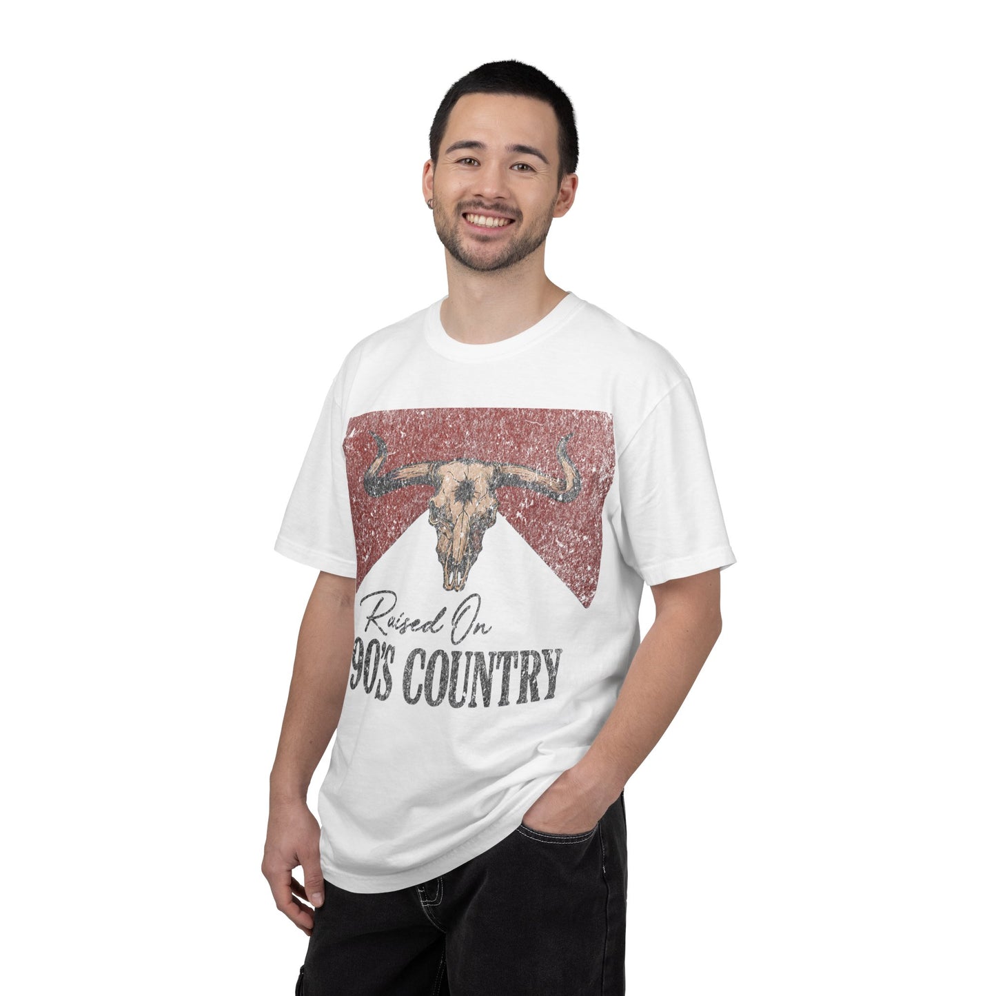 Raised On 90's Country T-Shirt — Vintage Longhorn Graphic Tee