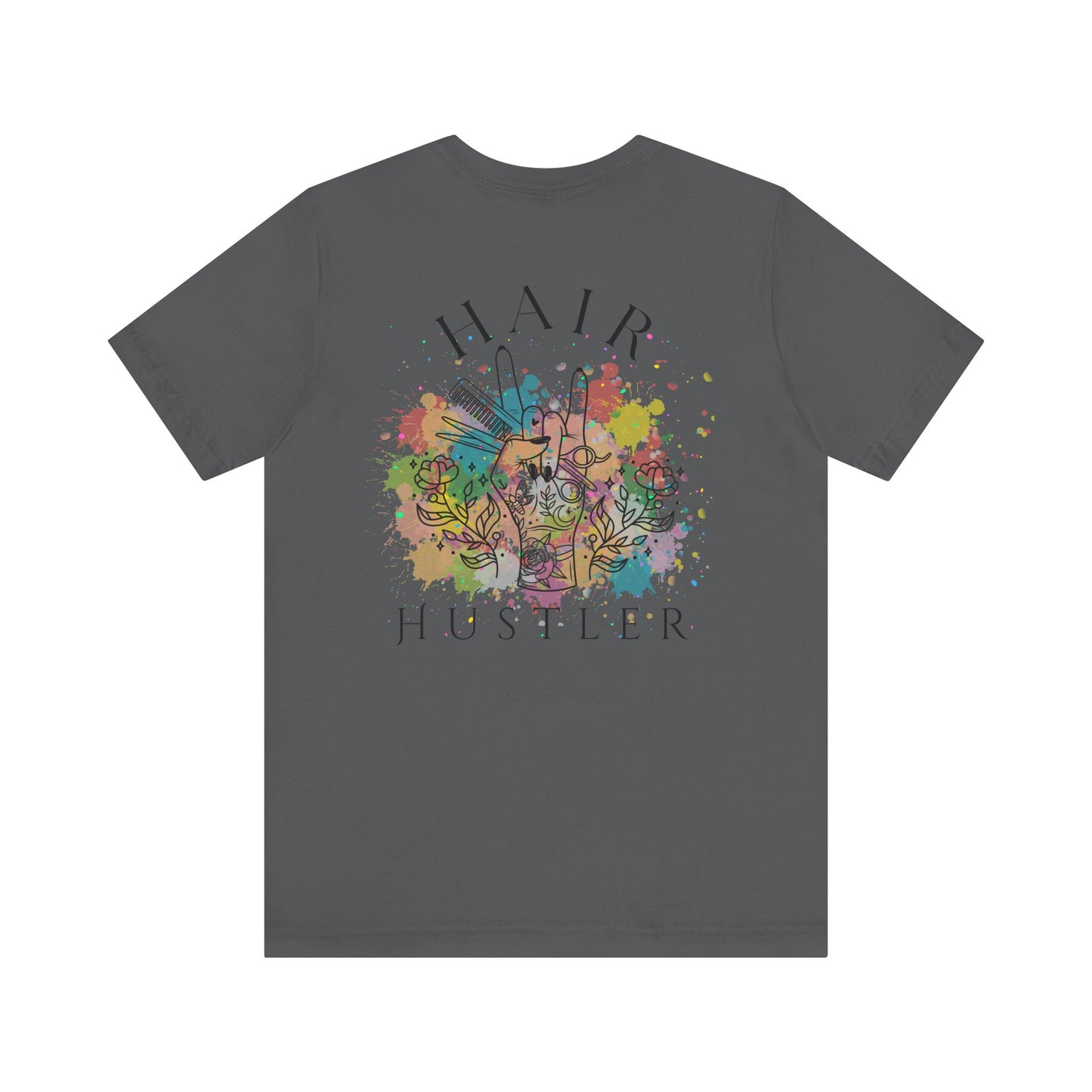 Custom name Hair Hustler Short Sleeve Tee