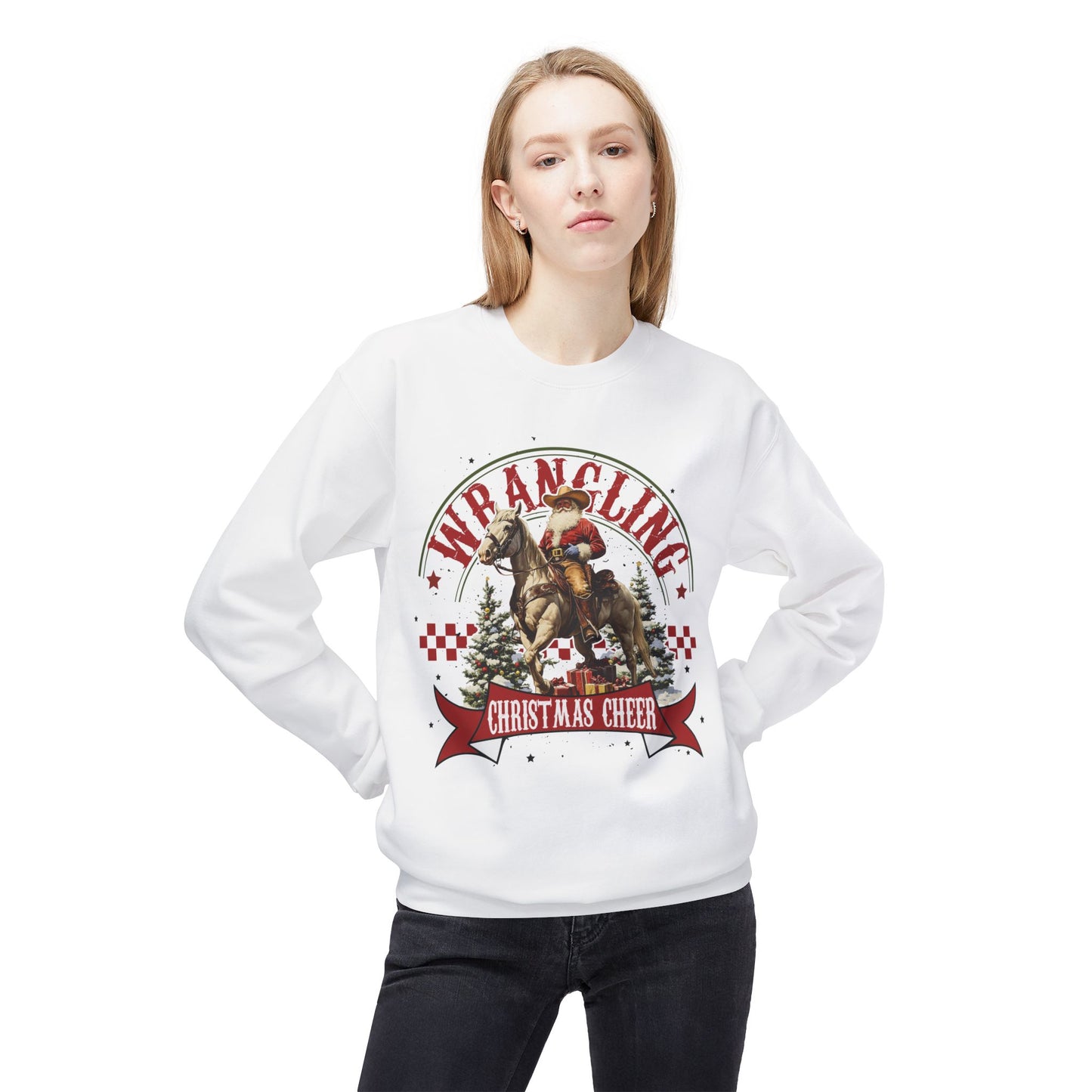 Christmas Santa Western Sweatshirt