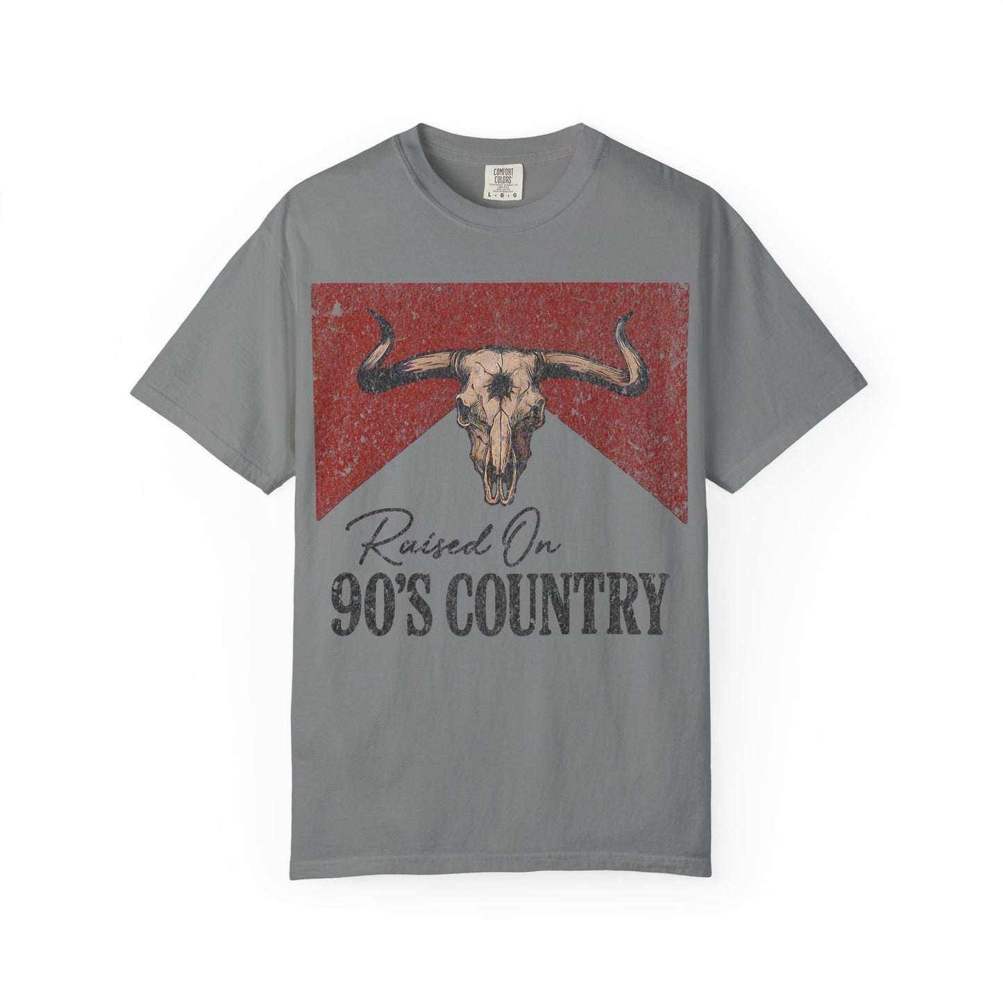 Raised On 90's Country T-Shirt — Vintage Longhorn Graphic Tee