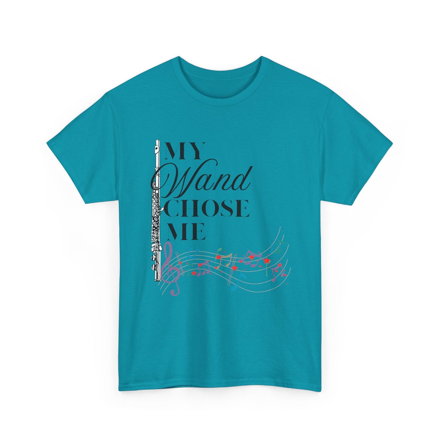 My Wand Chose Me Music Tee - Unisex Heavy Cotton Shirt for Music Lovers