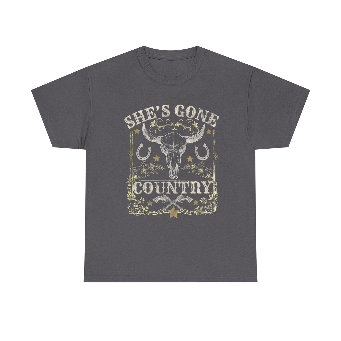 Celestial Gold Star Tee — Minimalist Constellation Graphic T-Shirt