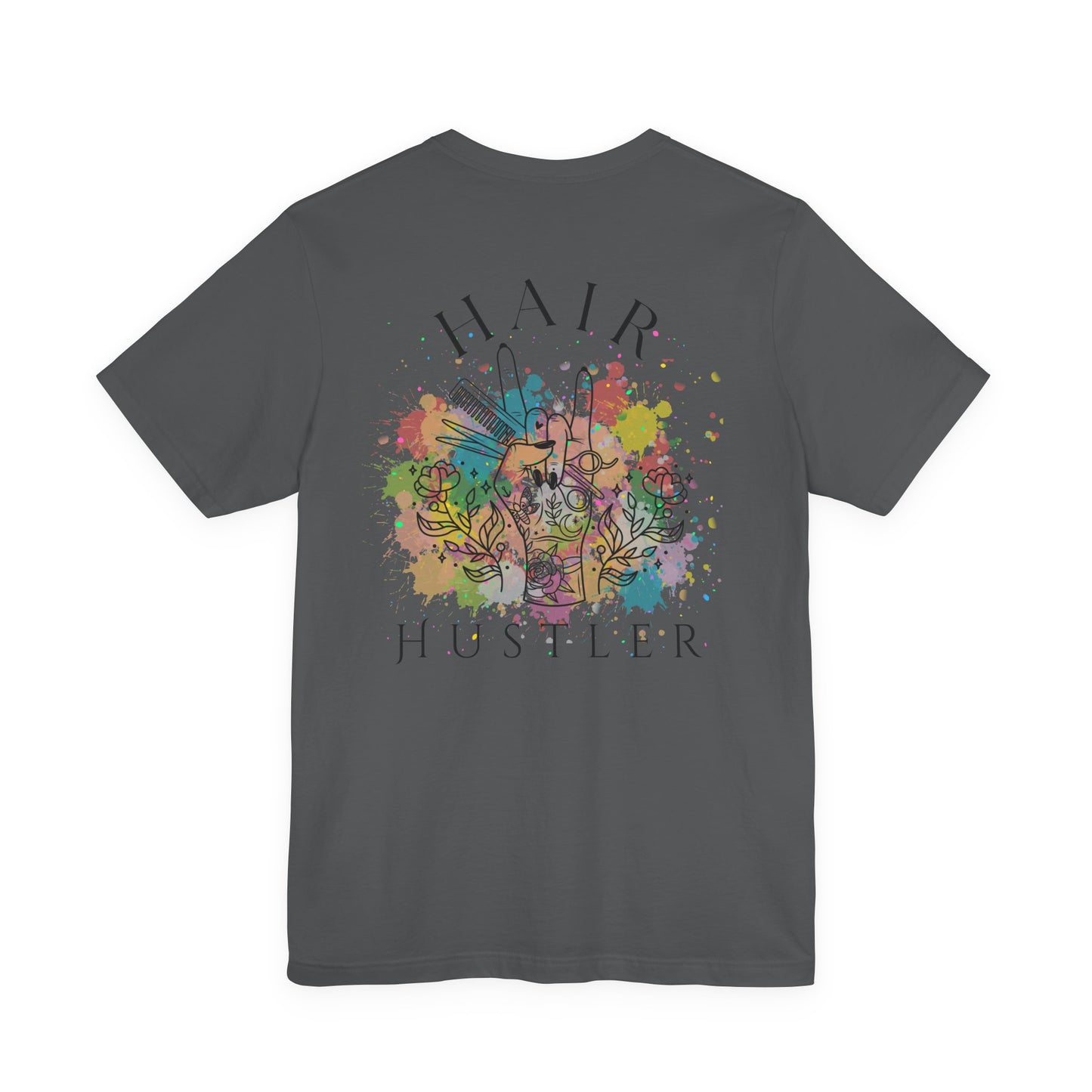 Custom name Hair Hustler Short Sleeve Tee