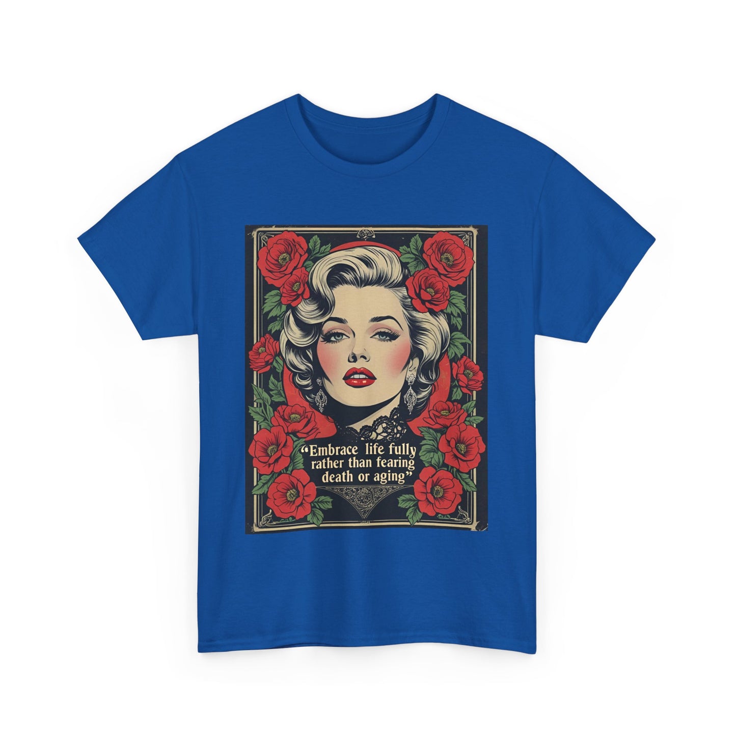 T-Shirt Day of the Dead Monroe Quote Roses