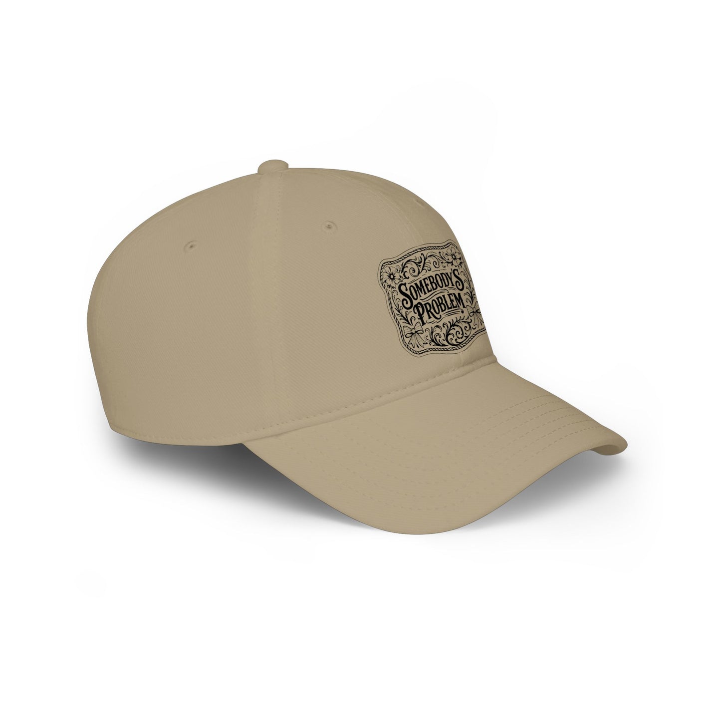 Somebody's Problem Baseball Cap - Vintage Western Embroidered Low Profile Hat