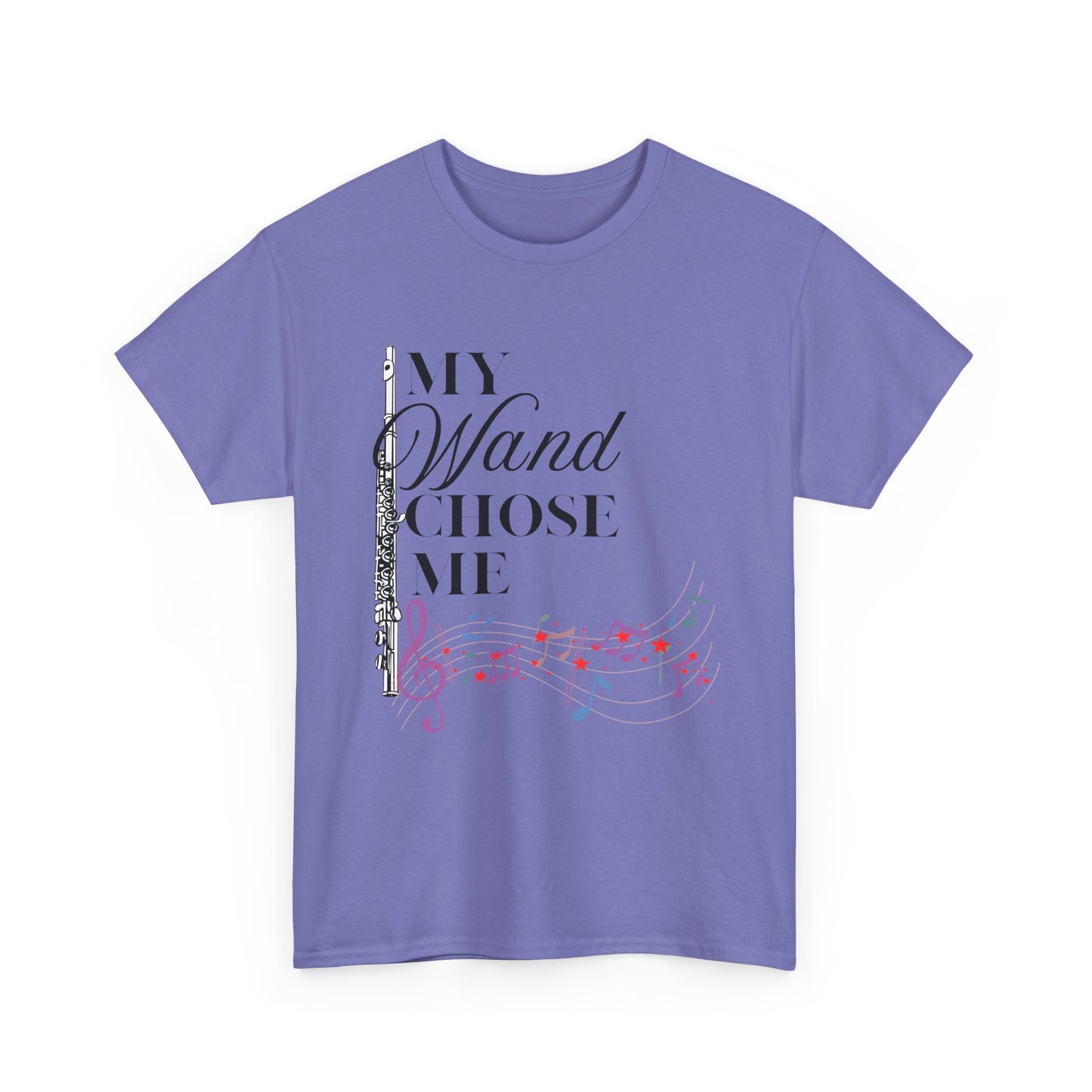 My Wand Chose Me Music Tee - Unisex Heavy Cotton Shirt for Music Lovers