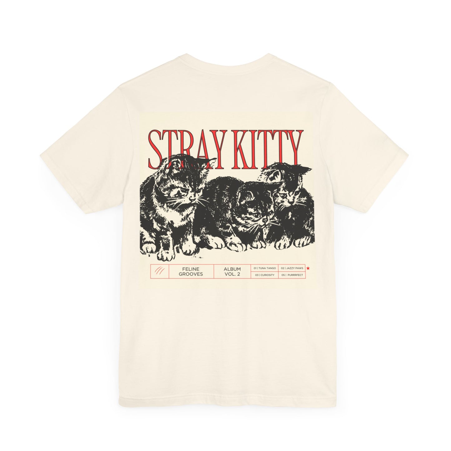 Stray kitty band tee