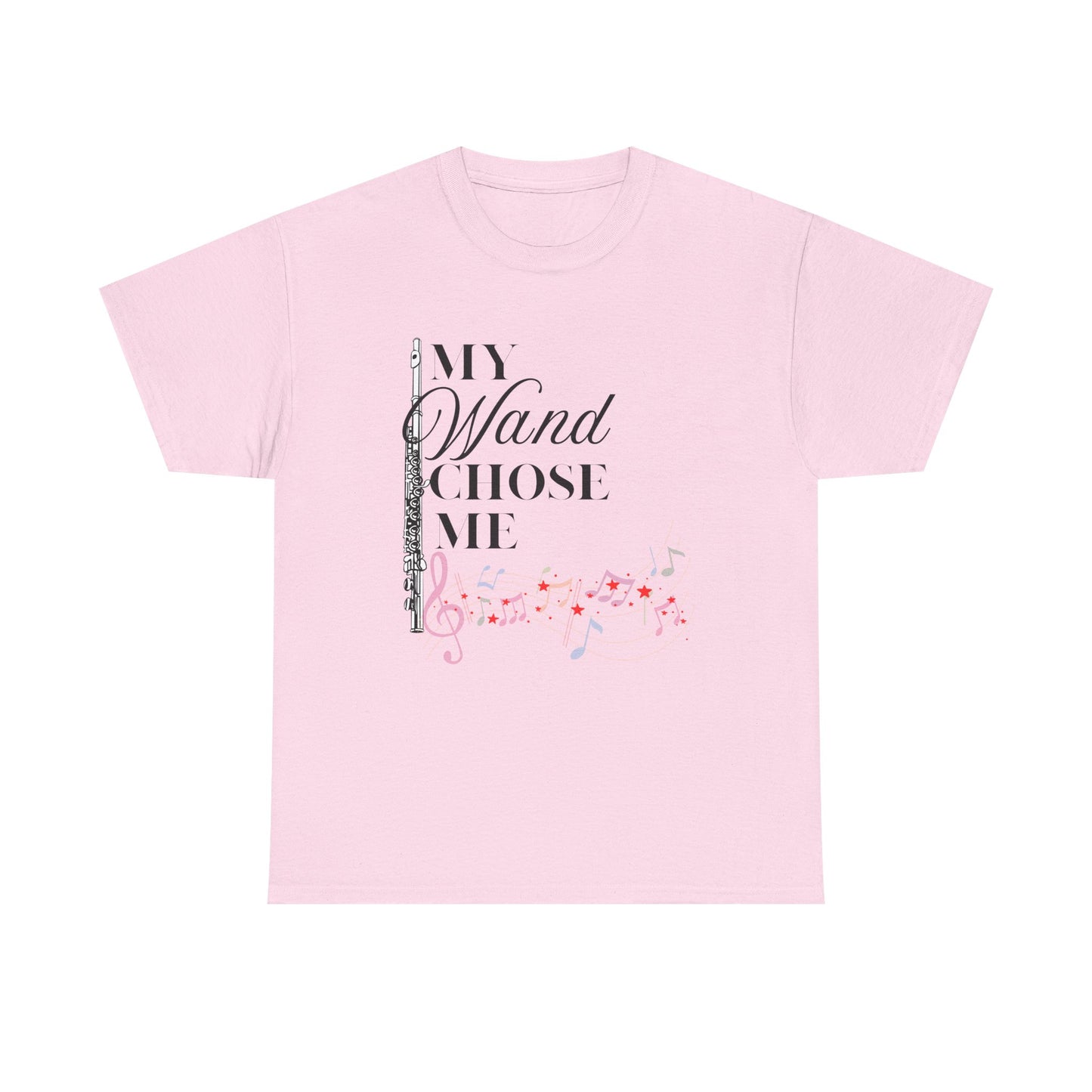 My Wand Chose Me Music Tee - Unisex Heavy Cotton Shirt for Music Lovers