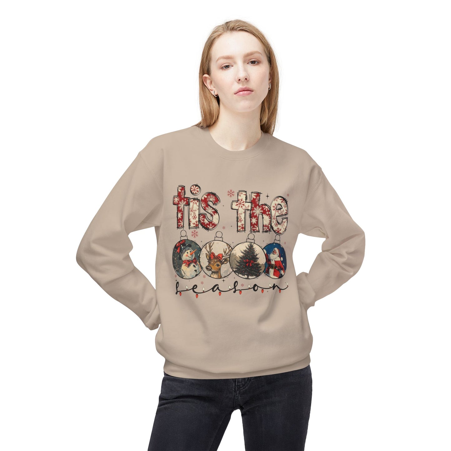 Holiday Season Unisex Sweatshirt - 'Tis the Season' Design