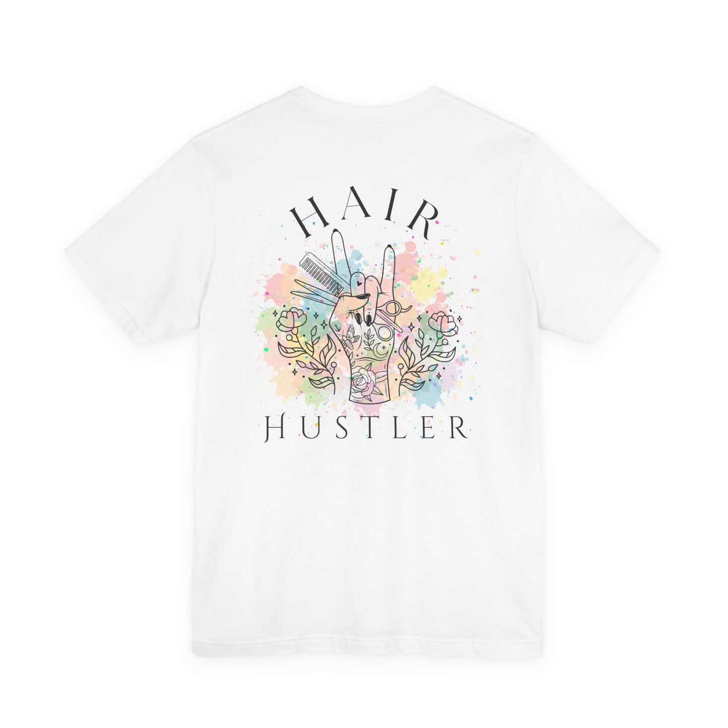 Custom name Hair Hustler Short Sleeve Tee