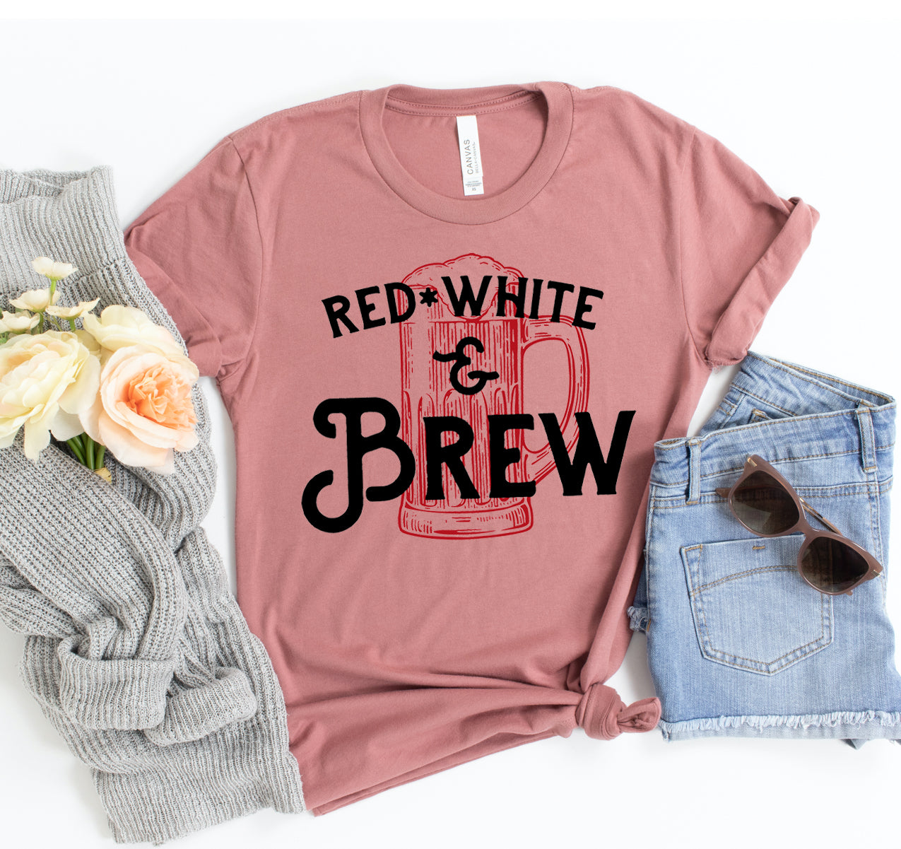 Red White & Brew T-shirt